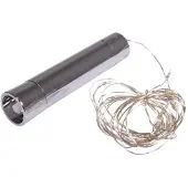 OEM LED Mini-Lichterkette 106,8 cm, 20 warmweiße LEDs, batteriebetrieben