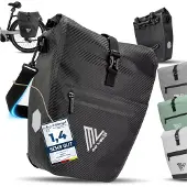 Merkloos Wasserdichte Fahrradtasche mit Laptopfach, 25 Liter