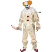 Atosa Makabres Clown-herrenkostüm