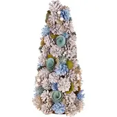 Magic Home Kleiner Baum WEIHNACHTEN, dekoriert, blau, 40 cm