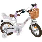 Volare Kinderfahrrad Blossom , 14 Zoll, weiß