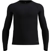 Odlo - Performance Light Bl Top Crew Neck L/S - Kunstfaserunterwäsche Gr M schwarz
