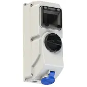 Pce 7613-6 CEE-Steckdose abschaltbar DIN 16A 3p 6h IP44/IP54 76136