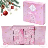 Merkloos DIY-Adventskalender zum Befüllen, 24 leere Boxen
