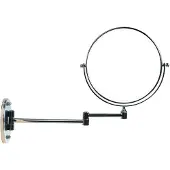 Dripio Wandspiegel 20 cm, 10x Vergrößerung, doppelseitig, Chrom