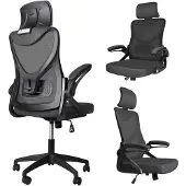 Merkloos Ergonomischer Bürostuhl mit verstellbarer Lendenwirbelstütze