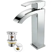 Dripio Badkraan Waterval Wastafelarmatuur 225 mm Chroom