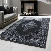 Merkloos Orientalischer Teppich, Grau, 120 x 170 cm