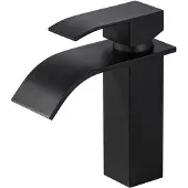 Dripio Wasserfall-Waschtischarmatur, 175 mm, Einhebelmischer, schwarz