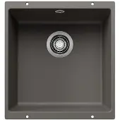 Dripio Granit-Spüle Silgranit Unterbau 50 cm Unterschrank rechteckig vulkangrau