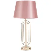 Mauro Ferretti Tischlampe Krista, E27, Durchmesser 33 cm, Höhe 64 cm, Roségold