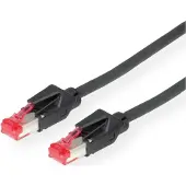 Secomp DRAKA Patchkabel Cat.6 (Class E) S/FTP, UC900 TM21, LSOH, schwarz, 10 m