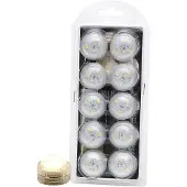 Dripio 10er-Set LED-Lichter, Kunststoff, warmweiß, wasserdicht, 3x3x2,5 cm