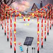 OEM Weihnachtsbeleuchtung 12 Stück, 8 Modi, mit Fernbedienung, 72 LEDs