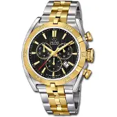 Jaguar Executive Herren Uhr Chronograph Edelstahl silber gold Elegant Luxus D3UJ855/C