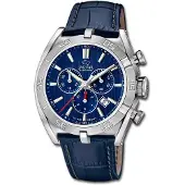 Jaguar Executive Herren Uhr Chronograph Leder blau Elegant Luxus D3UJ857/B
