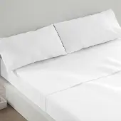 Merkloos Omgoods – Bettwäsche-Set, Weiß – Baumwolle/Polyester, 3-teilig