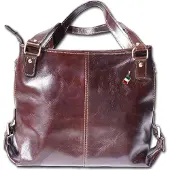 DrachenLeder Florence Leder braun Tasche Henkeltasche Shopper Damen D3OTF136N