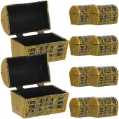 Merkloos Solidchoice – Set mit 10 Mini-Piratenkisten aus Kunststoff