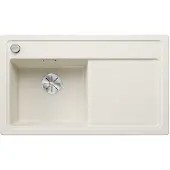 OEM Silgranit-Spüle softweiß 860x510 mm mit Ablauf-Fernbedienung