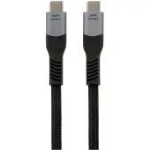 EXSYS EX-K1598-2.0, 2 m, USB C, USB C, USB4 Gen 3x2, 40 Gbit/s, Schwarz, Grau