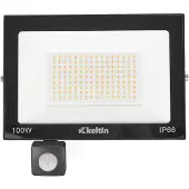 Keltin LED-Reflektor, 100W, mit Bewegungsmelder, kaltweiß, Modell 14625