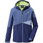 Killtec Softshelljacke KOS 142 (mit Kapuze, winddicht) taubenblau Jungen