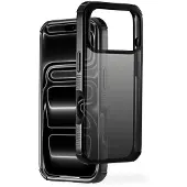 Hama Smartphone-Hülle "Handyhülle stoßfest für Apple iPhone 17 Pro 18 Pro Schwarz", schwarz, Smartphones, Hüllen, D3O-Technologie, Kratzschutz, Fallschutz bis 3,5 m, stoßfeste Ecken, Smartphone-Hülle