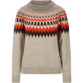Dale of Norway Losna Fem. Sweater birch melange coffee (M00) S