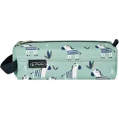Herlitz Quattro Crazy Zebra, Weiches Federmäppchen, Polyester, Schwarz, Grün, Weiß, Muster, Reißverschluss, Pubertät