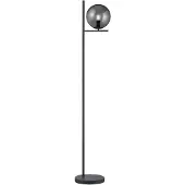 TRIO LEUCHTEN Stehlampe "Pure", schwarz (anthrazit rauchgrau), 1, Ø 20cm H: 150cm, 1 Stk., Leuchten, Stehlampe