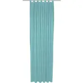 Wirth Vorhang "Trondheim B", blau (türkis), B:132cm H:175cm, Polyacryl, Gardinen, Vorhang, nach Maß