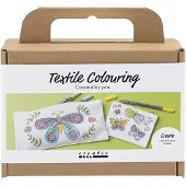 Creativ Company Mini Kreativset Textilmalen Schmetterlinge