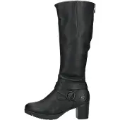 Rieker Stiefel Langschaftstiefel, Blockabsatz,mit Reißverschluss hinten-schmale Form
