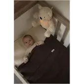 Babys Only Decke für Neugeborene Merino Brushed Meadow ecru - 65x75 cm