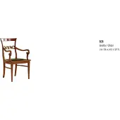 AEA Esszimmer Stühle Holz Luxus Sessel Stuhl Braun Lehn Wohnzimmer Italien Möbel