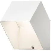 Dripio LED-Wandleuchte, Aluminium weiß lackiert, Acrylglas, 550 Lumen