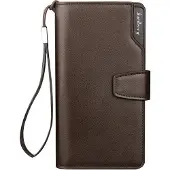 HARAHU Elegante Herren-Geldbörse Baellerry HA-3961 aus echtem Leder - Braun KP3961