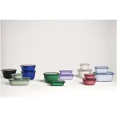 Mepal Abverkauf - Multischüssel Cirqula - Mikrowellengeschirr - Multikom 2250 ml - Vivid lilac - Meal prep box - Frischhaltedosen mit Deckel