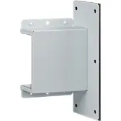 Hager FWKP60100W9016 Wandanschlußstück 60x100 mm weiß pulverbeschichtet