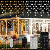 Dripio LED-Lichterkette 30 m, warm/kaltes Licht, IP44, dimmbar, 31 V