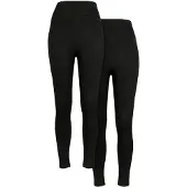 Urban Classics - Leggings 2er-Pack für Damen TN323 (S) (Schwarz)
