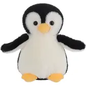 Merkloos Weicher, schwarzer Plüschpinguin (20 cm)