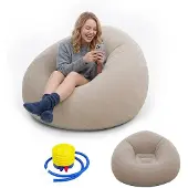 Merkloos Aufblasbare Luftsofa mit Pumpe, flexibel und langlebig
