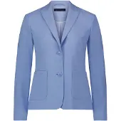Betty Barclay Jackenblazer "Blazer-Jacke langarm", Damen, Gr. 44, blau (infinity), Blazer Jackenblazer