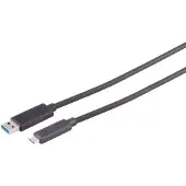 S-Impuls Optisk USB-A til USB-C kabel 5 Gbps 10m