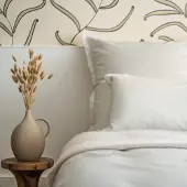 OEM Bettwäsche-Set 135x200 cm, 100% ägyptische Baumwolle, beige