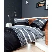 OEM Mako-Satin Bettwäsche 200x220 cm + 2 Kissenbezüge 80x80 cm