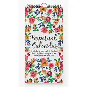 Merkloos Ewigkalender – Blumenmotiv – Erinnerungshilfe für besondere Daten