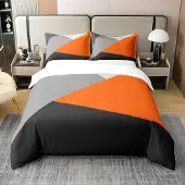 OEM Baumwoll-Bettwäsche-Set Doppelbett 200x200 cm, geometrisches Design